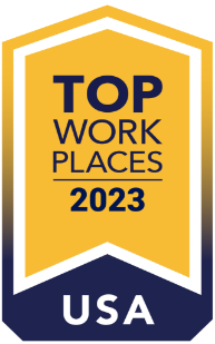 Top Work Places 2023 Badge