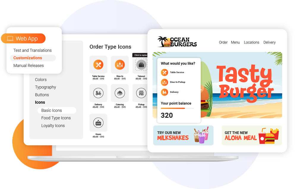 PAR Ordering customizations