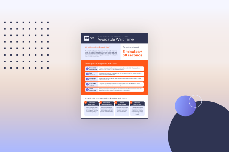 Image for: Delivery metric overview: Avoidable driver wait time